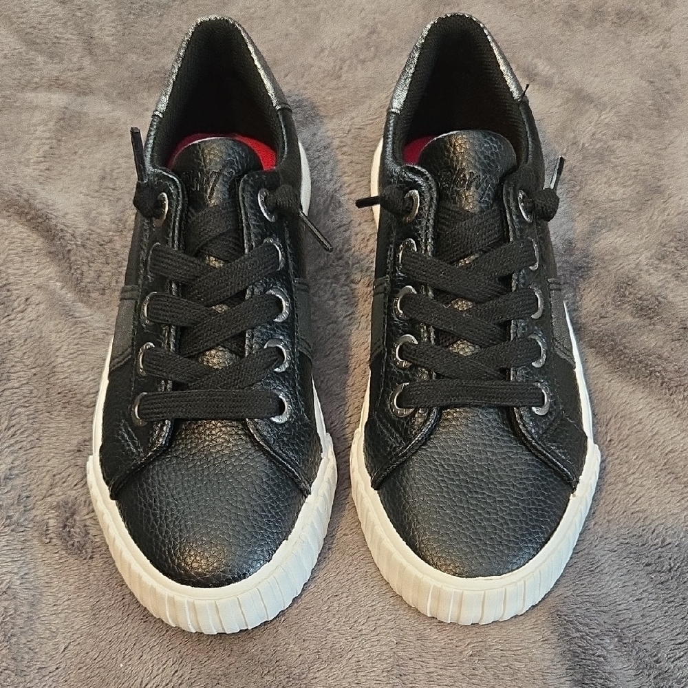 Blowfish Black and White Kids Sneakers